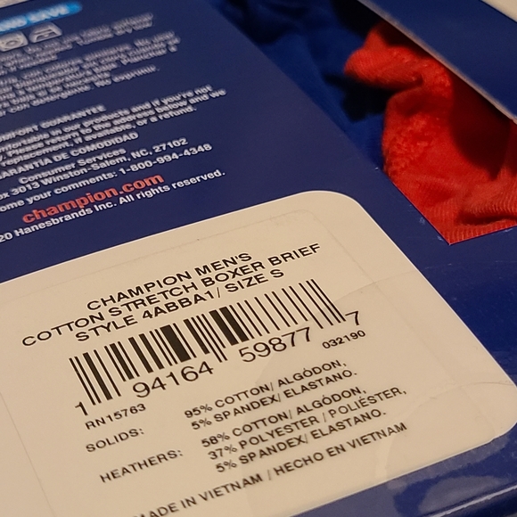 CHAMPION BOXER BRIEFS - Picture 6 of 7